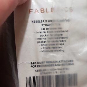 Fabletics Kessler II High Waisted Strappy 7/8 Saddle brown/multi size medium